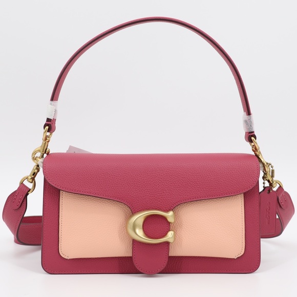 New with Tags Coach Tabby 26 Leather Shoulder Bag Rouge - Picture 3 of 12